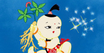 照片中，她头戴生日帽，双手合十许愿，状态气质在线。